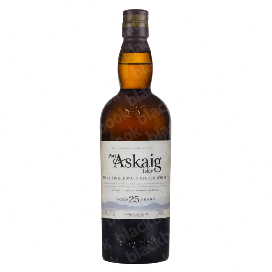 Port Askaig 25 Year Islay Single Malt Scotch 750ml bottle – 45.8% ABV non‑chill‑filtered aged Islay whisky – buy online at blackbook