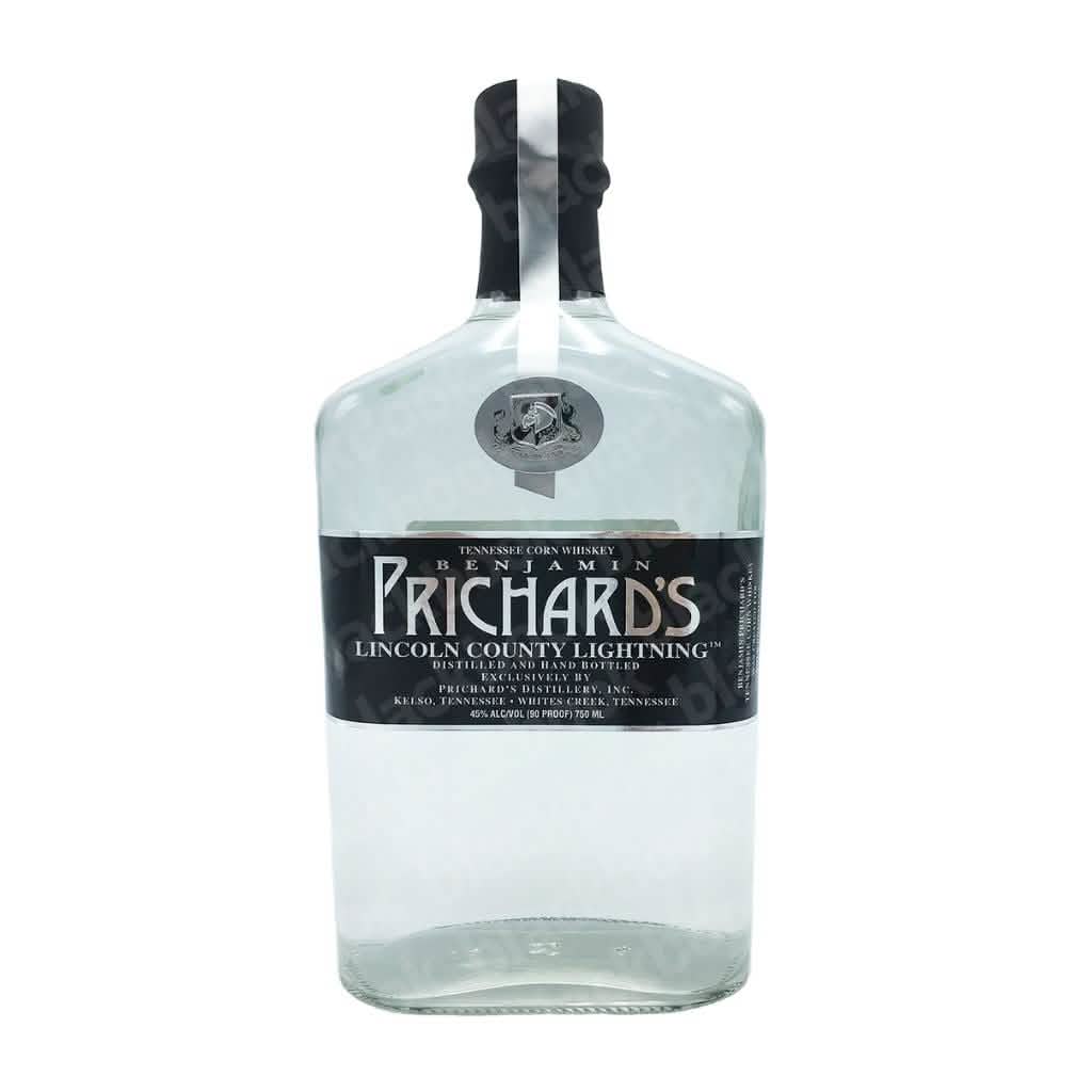 Benjamin Prichard’s Lincoln County Lightning 750ml bottle – unaged Tennessee whiskey curated by blackbook – available to buy online