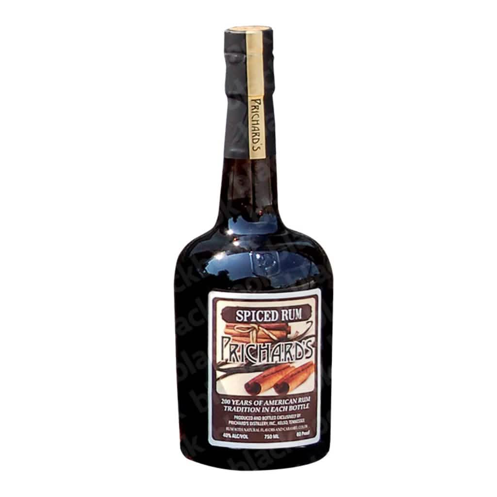 Prichard’s Spiced Rum 750ml bottle – naturally spiced American rum curated by blackbook – available to buy online