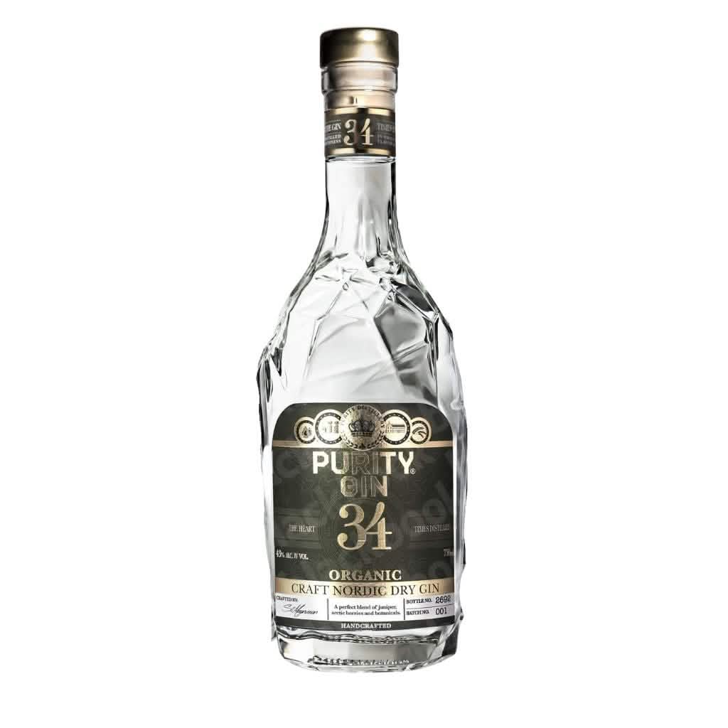 Purity Nordic London Dry Gin 750ml bottle – premium multi-distilled gin curated by blackbook – available to buy online