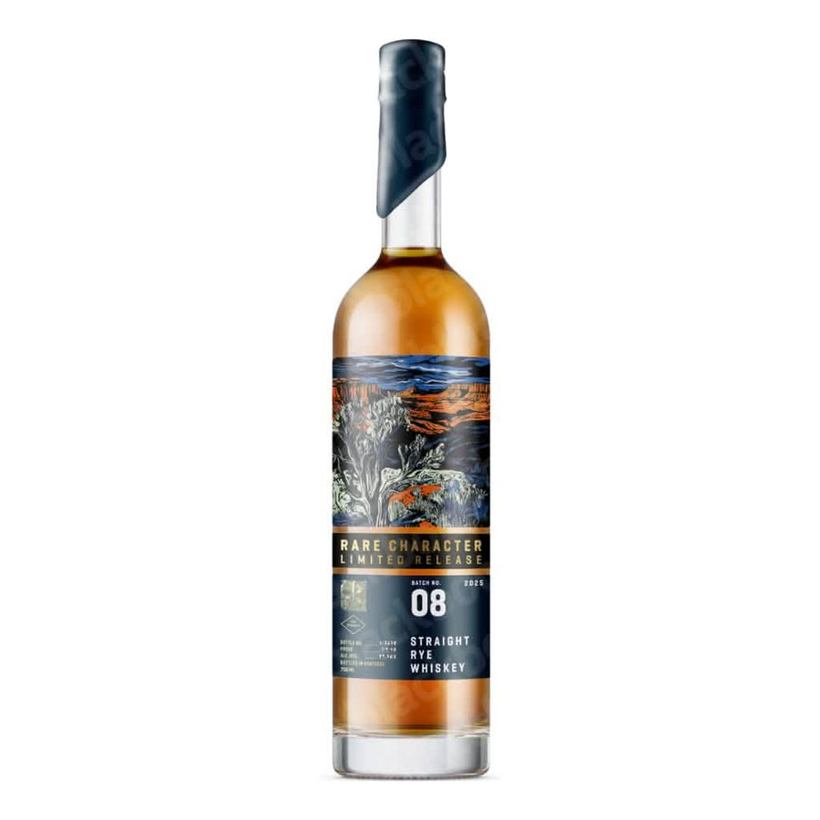 Rare Character Limited Release Straight Rye Cask Strength Batch 08 2025 750ml bottle – barrel-proof rye curated by blackbook – available to buy online