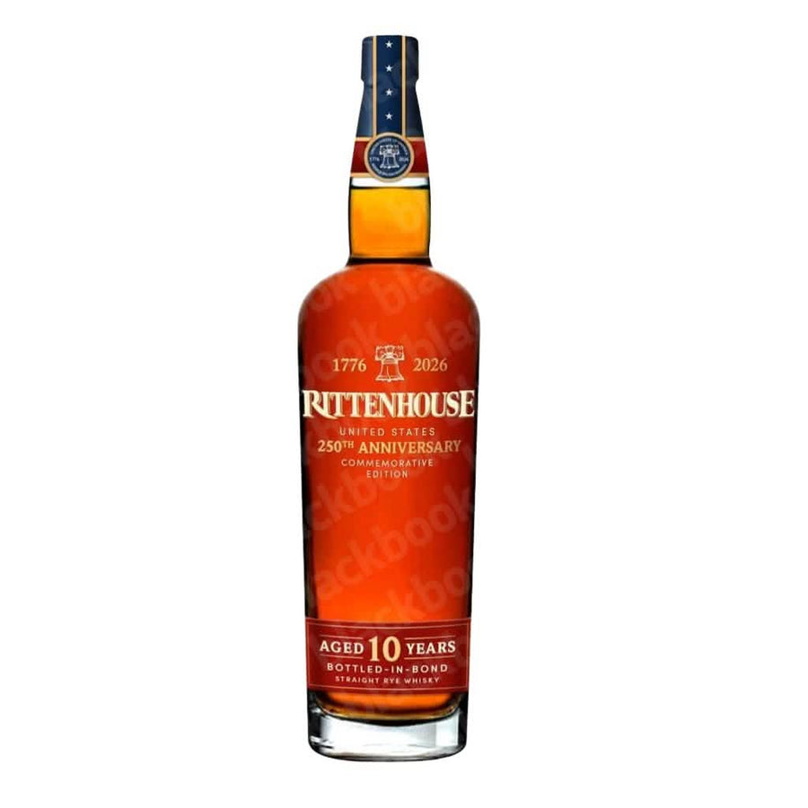Rittenhouse 250th Anniversary 10 Year Bottled in Bond Rye Whiskey 750ml bottle
