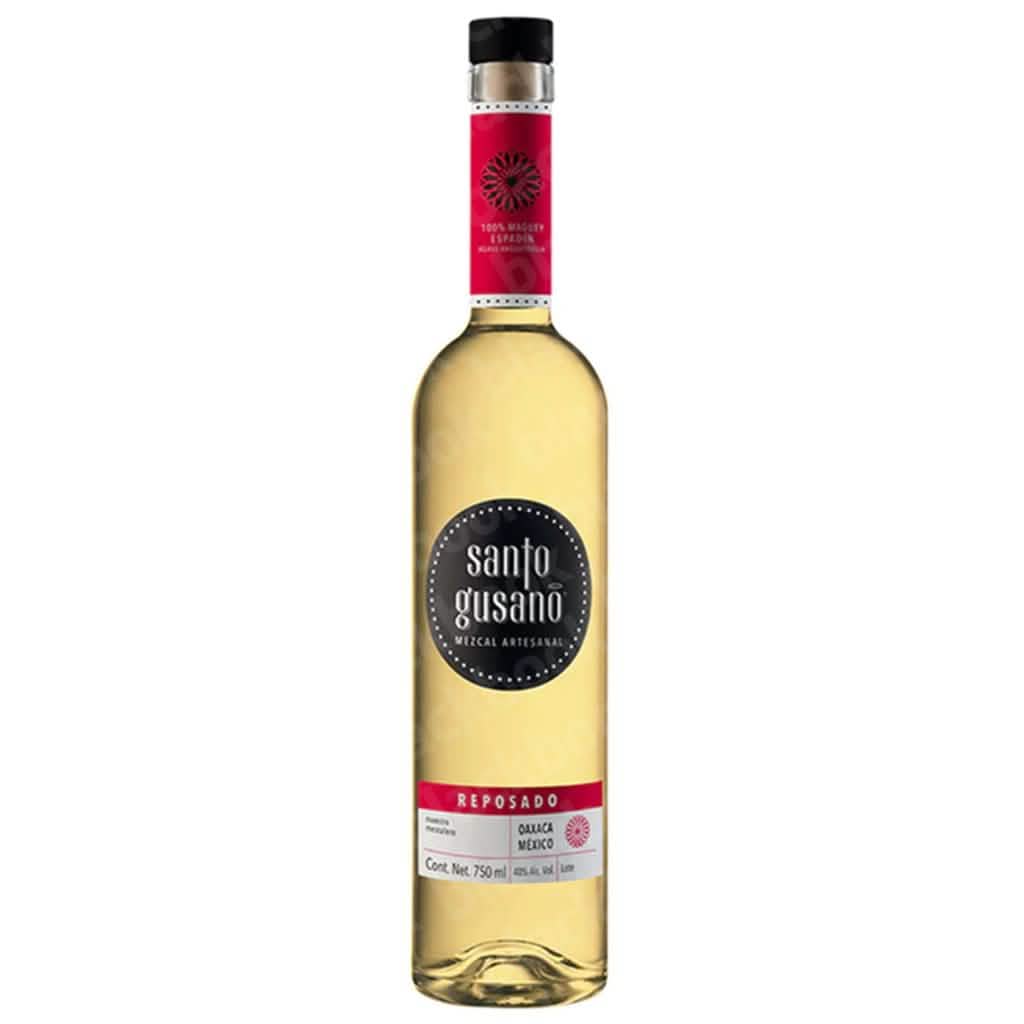 Santo Gusano Reposado Mezcal 750ml bottle – oak-rested artisanal mezcal curated by blackbook – available to buy online