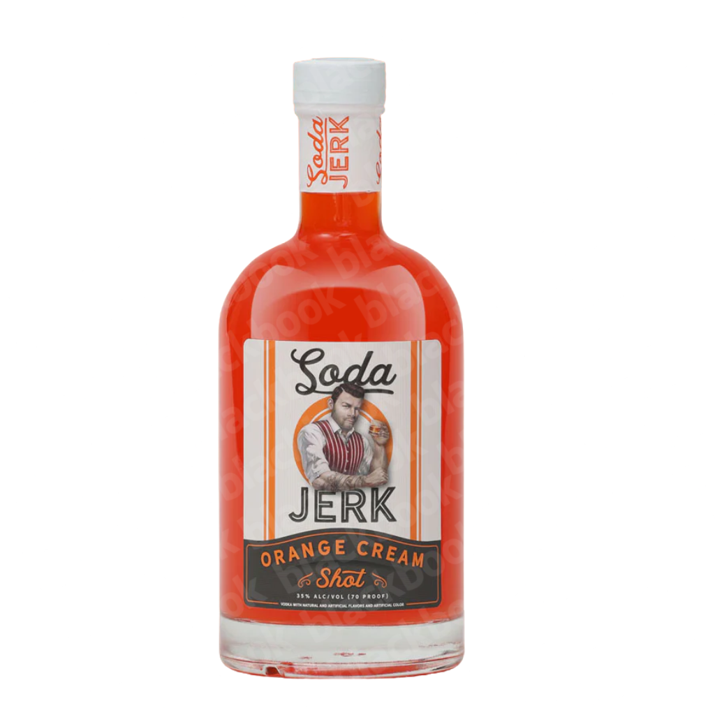 Soda Jerk Orange Cream Shot 750ml bottle – orange creamsicle flavored cream liqueur – buy online at blackbook