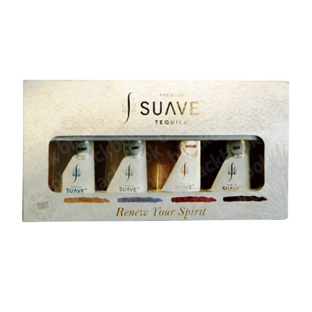 Suave Premium Tequila Gift Set 4-Pack 50ml bottles – tequila sampler curated by blackbook – available to buy online