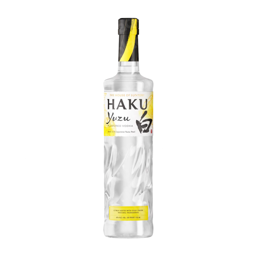 Suntory Haku Yuzu Vodka 750ml bottle – Japanese rice vodka infused with yuzu citrus – buy online at blackbook