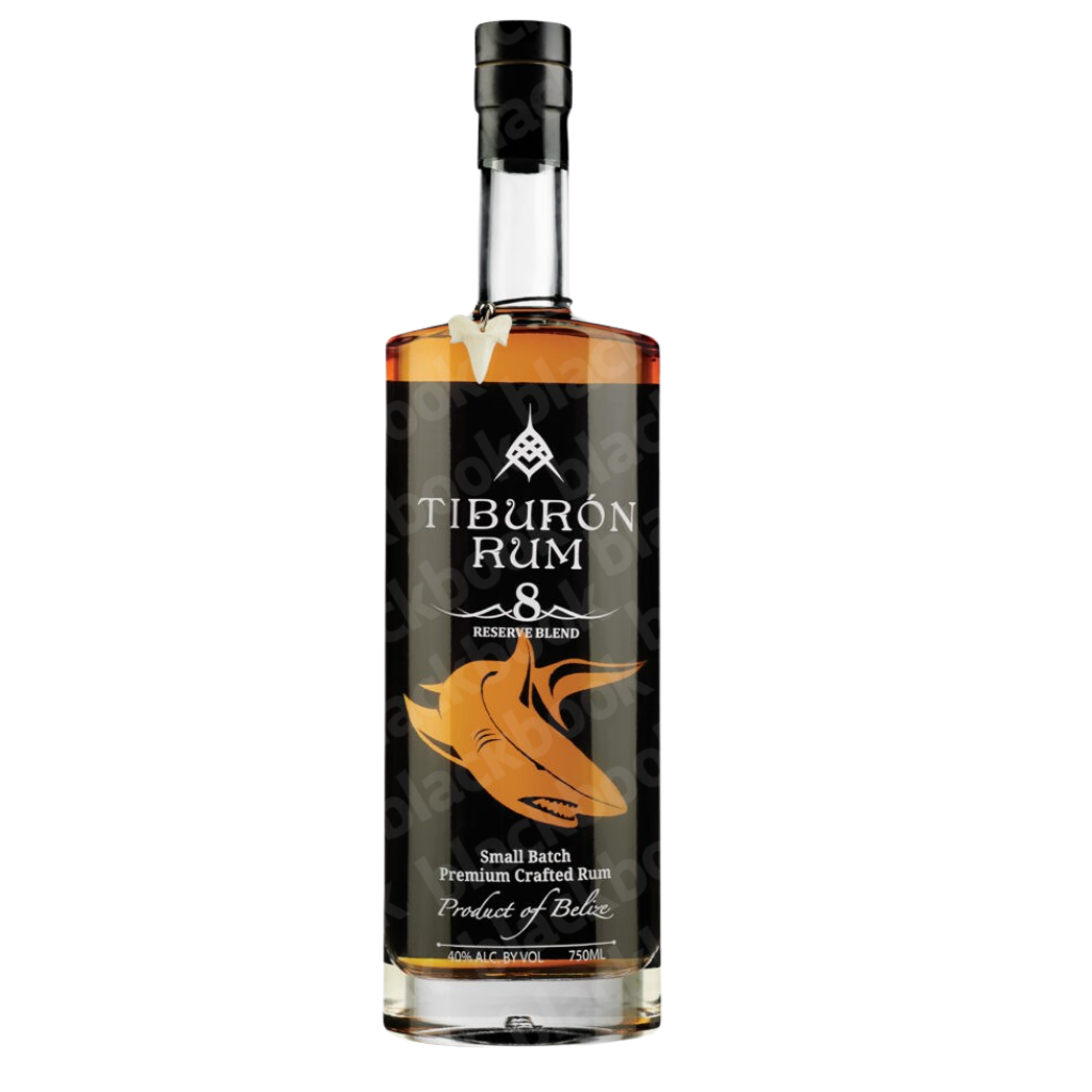 Tiburon Rum Small Batch 8 Year 750ml bottle – premium Belize aged rum – buy rum online from blackbook with nationwide shipping