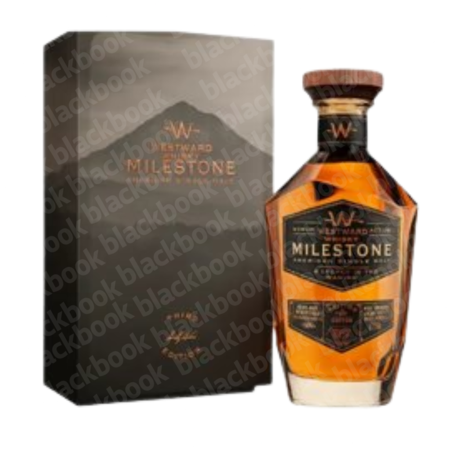 Westward Milestone Edition No. 3 American Single Malt 750ml bottle – cask‑strength Oregon single malt aged in new charred oak – buy online at blackbook