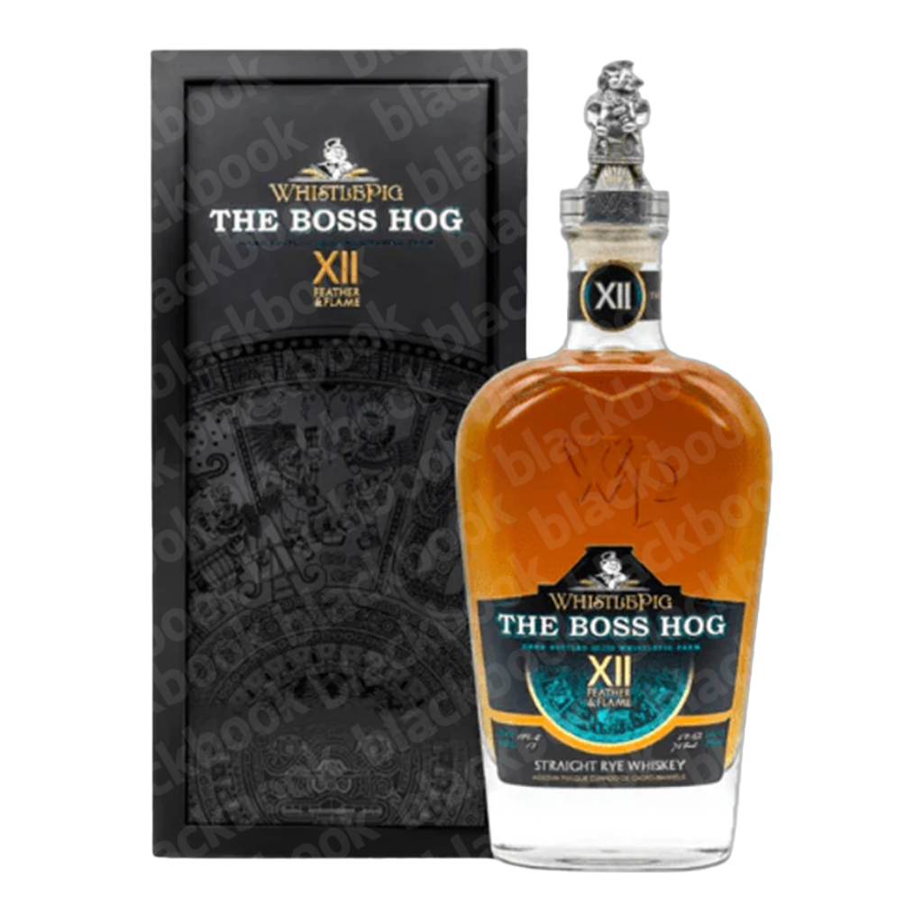 WhistlePig The Boss Hog XII Feather & Flame 750ml bottle – limited edition barrel-proof rye whiskey – buy online at blackbook