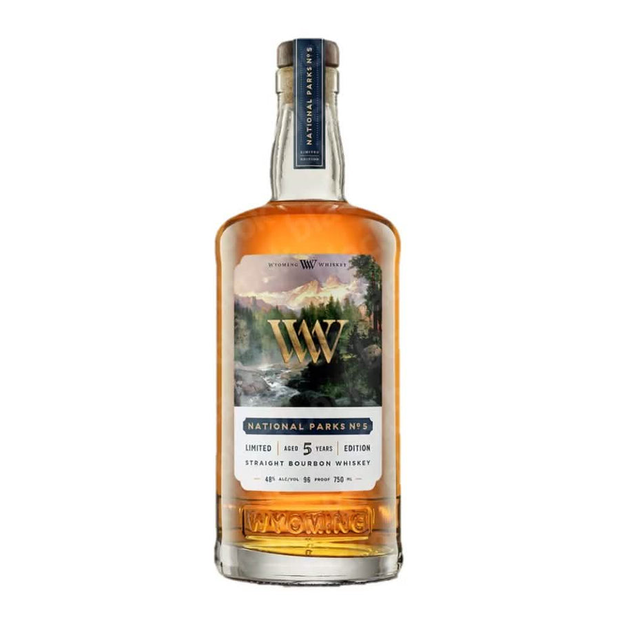 Wyoming Whiskey National Parks No. 5 Straight Bourbon Whiskey 750ml bottle – limited-edition Western bourbon curated by blackbook – available to buy online