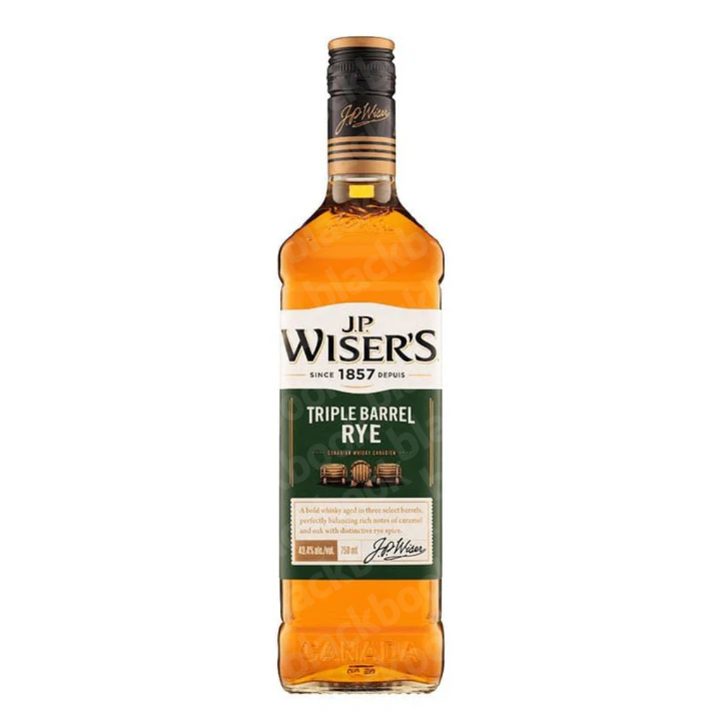 JP Wiser's Triple Barrel Rye 750ml – Buy Online at blackbook – blackbook