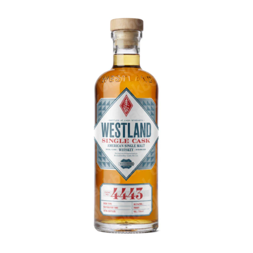 Westland Distillery Single Cask American Single Malt Cask No. 4443 700ml