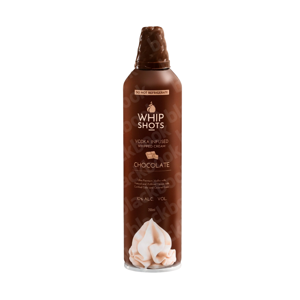 Whipshots Vodka Infused Whipped Cream – Chocolate – 200ml