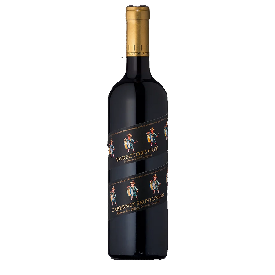 coppola directors cut cabernet 2020 original wine bottle isolated on clean background