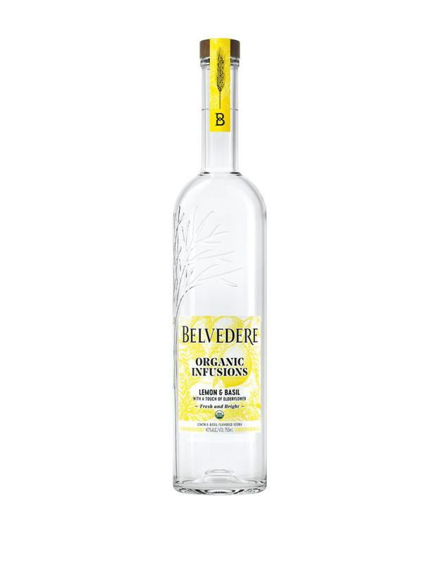 Belvedere Organic Infusions Lemon & Basil 750 ml
