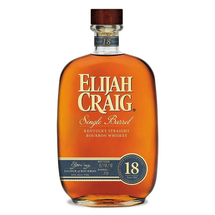 Elijah Craig 18-Year-Old Single Barrel Bourbon 750ml