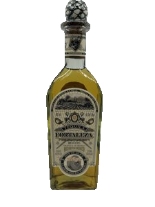 Fortaleza Añejo original bottle image with surrounding background removed