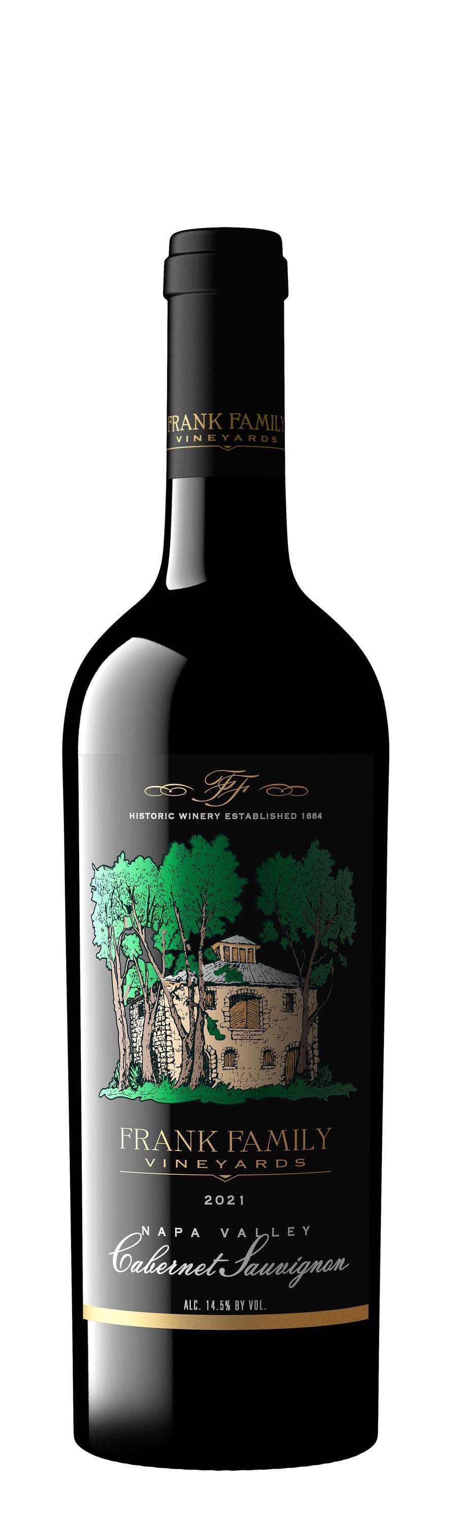 Frank Family Napa Valley Cabernet Sauvignon 2021 750ml official winery bottle