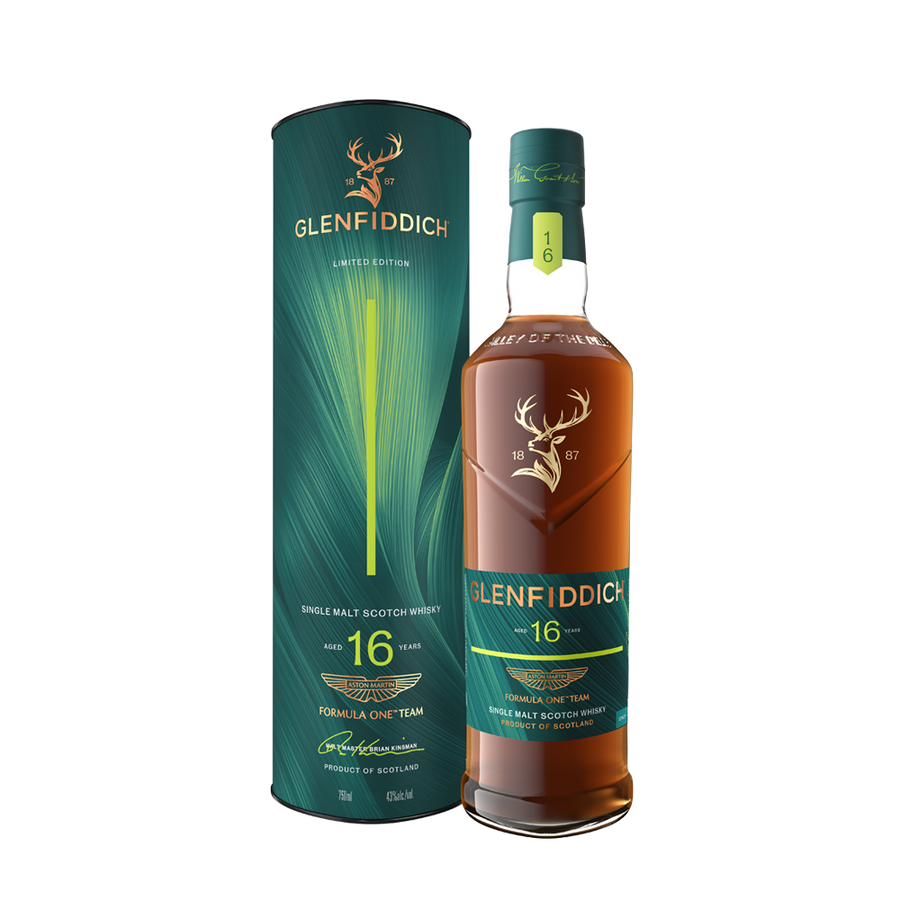 Glenfiddich Aston Martin Formula One 16 Year 2026 Release No.2 original manufacturer bottle and gift tube