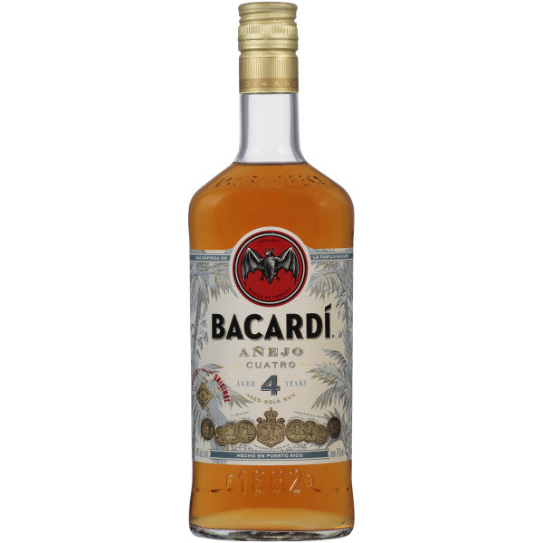 Bacardi Anejo Cuatro 4 Year 750 ml