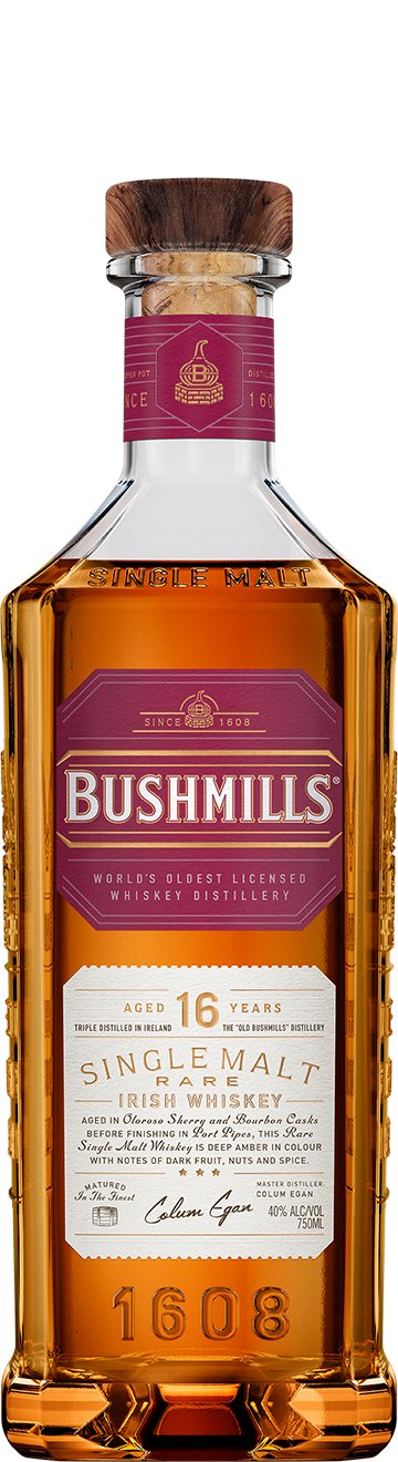 Bushmills 16 Year Single Malt Irish Whiskey 750 ml