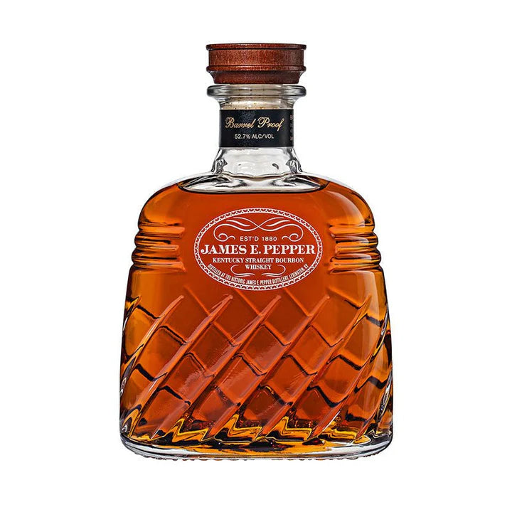 James E. Pepper Decanter Barrel Proof Bourbon 750ml