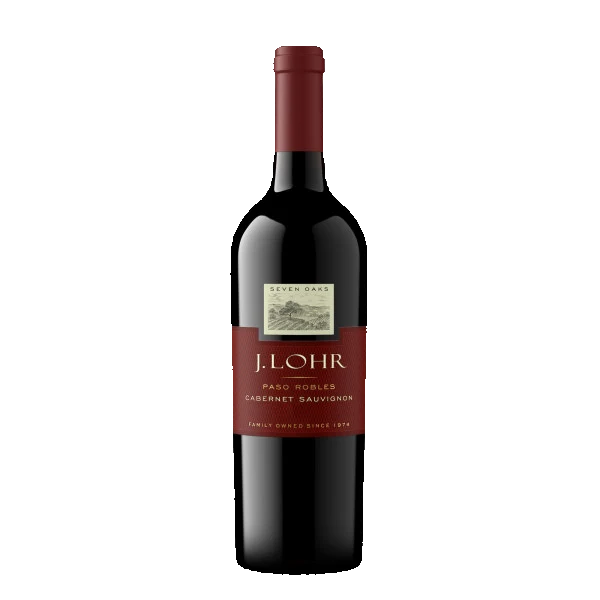 jlohr seven oaks 2021 wine bottle front original label cutout