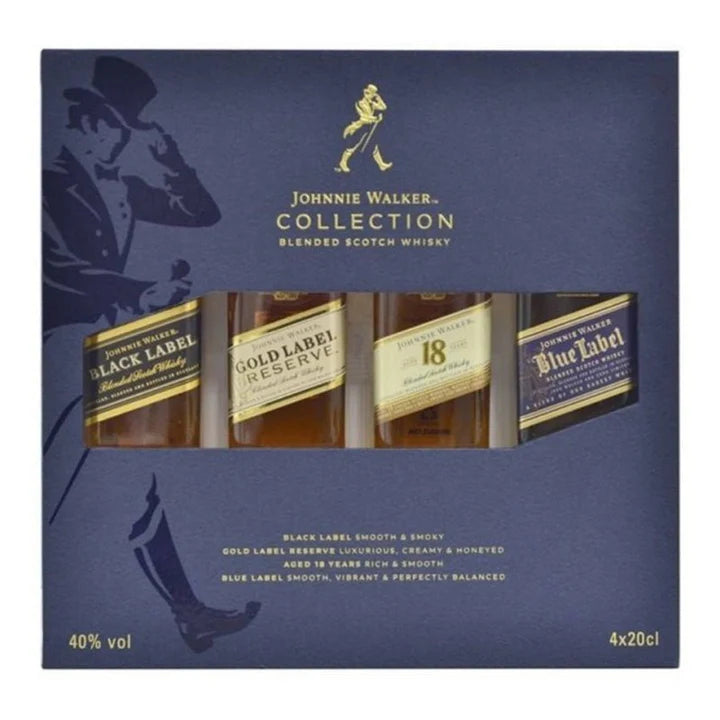 Johnnie Walker Collection Scotch Whisky Gift Set 4/200ml