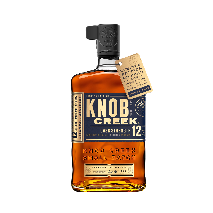 Knob Creek 12 Year Cask Strength Bourbon Whiskey 750ml bottle