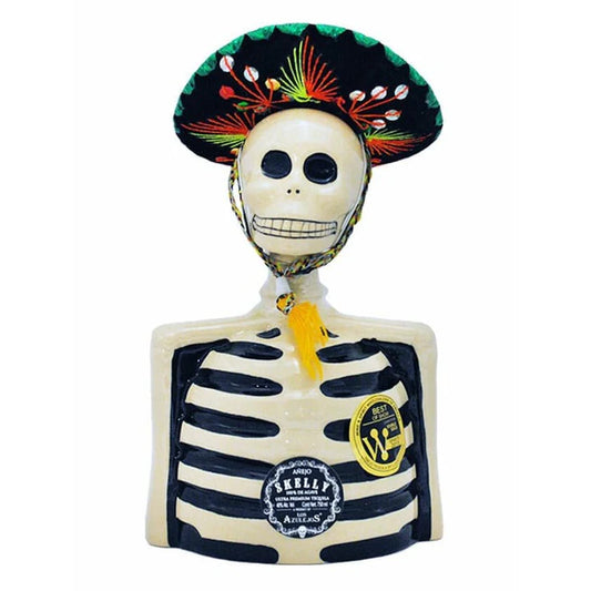 Los Azulejos Skelly Anejo Tequila 750ml