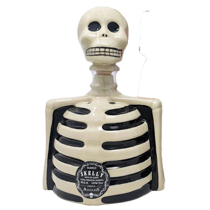 Los Azulejos Skelly Blanco Tequila 750ml