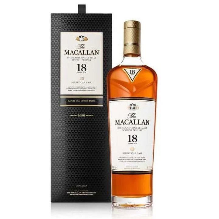 The Macallan 18 Years Sherry Oak Scotch 750ml