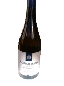 nobilo icon sauvignon blanc 2020 original wine bottle isolated on clean background
