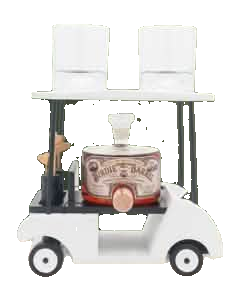 Oceano Azul Golf Cart: original 3JMS bottle and packaging photograph with background removed