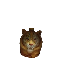 Oceano Azul White Tiger Añejo Tequila original bottle isolated on transparent background