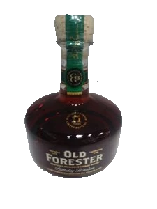 Old Forester Birthday Bourbon 2026 700ml original bottle photograph with background removed